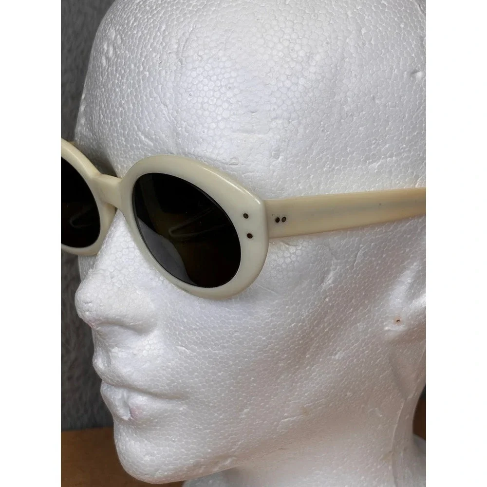 Rare‎ Vintage Ray-Ban B&L Bewitching Sunglasses Cream Mod 1960s Oval Frames Only